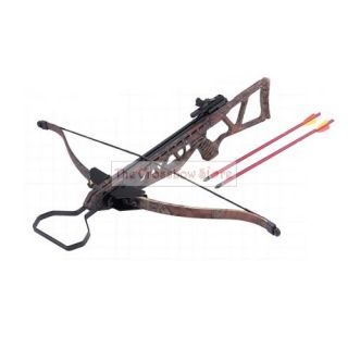 130 lbs Foldable Limb Hunting Crossbow Camouflage Brown Starter