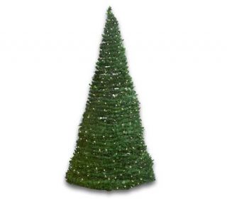 Indoor/Outdoor 6 Pre Lit Pull Up Christmas Tree —