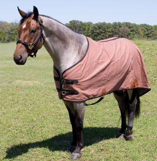 BROWN HEAVY WEIGHT TURNOUT BLANKET 68 18 68