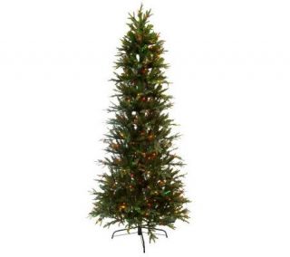 BethlehemLights Ready Shape Prelit 7.5 Slender Profile FrasierFir Tree 