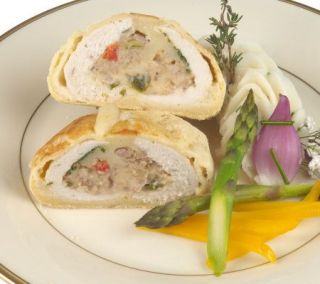 Stuffin Gourmet (6) 8oz Sausage And Cheese Stuffed Wellingtons