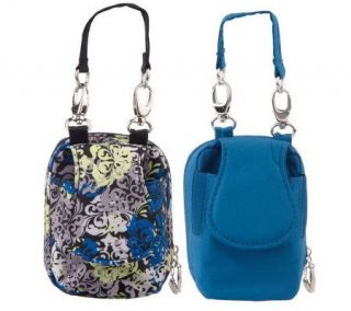 Set of 2 Purse Plus Cell Phone Bags w/ Detachable Straps —