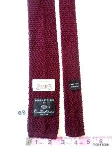 Countess Mara Square End with Front Logo Maroon Designer Men Formal
