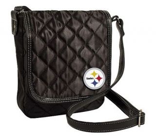 NFL Pittsburgh Steelers Quilted Purse —