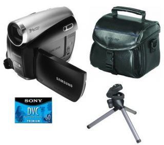 Samsung SCD382 MiniDV Camcorder with Bag, Tripod & MiniDV Tape