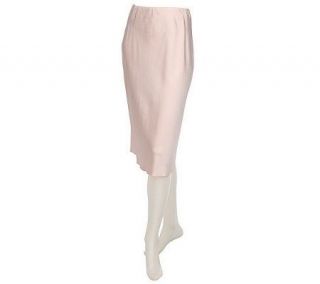 by Marc Bouwer Silk Charmeuse Pull on Skirt —