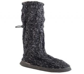 Muk Luks Fluffy Cable Toggle Boots —