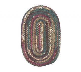 Four Seasons 5 x 7 Oval Braided Rug by Colonial Mills   H130099