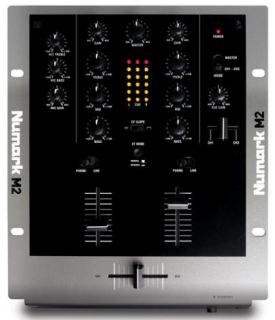 Numark M2 Pro Audio DJ 2CH Scratch Mixer 3 Band EQ New