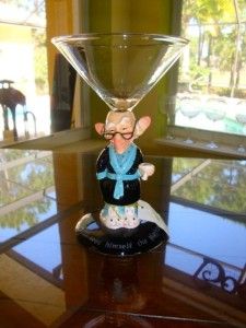 New with Tag Huge Hilarious Old Coots Martini Glass Great Christmas