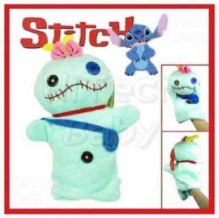 Hard to Find Adorable Disney Lilo and Stitch 8 Plush Scrump Puppet