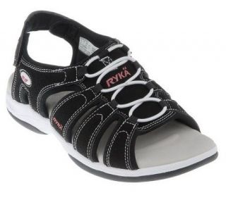 Ryka Lightweight Fisherman Sandals with Hook&Loop Strap   A78398
