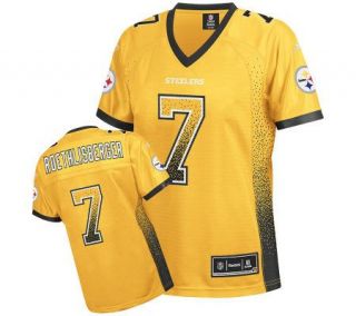 NFL Steelers Ben Roethlisberger Premier Drift Fashion Jersey