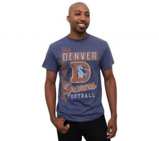 NFL Short Sleeved Tee with Vintage Graphics —