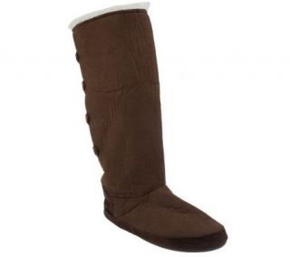 MukLuks Faux Suede Tabbi Button Tall Boots —
