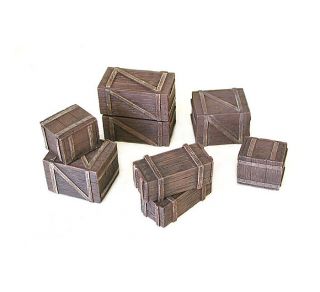 pegasus hobby prepainted wooden boxes crates pgh5212