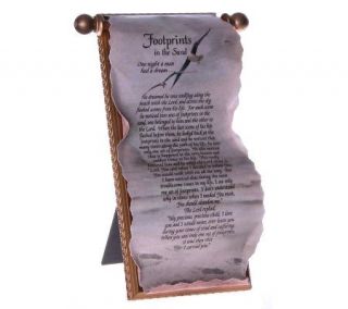 Footprints in the Sand Scroll by Catherine Galasso —