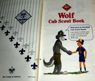 Boy Scouts of America WOLF Cub Scout Book 1999 Commemorate Scouting