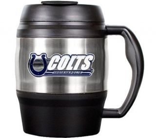 NFL Indianapolis Colts 52 oz Stainless Steel Macho Travel Mug