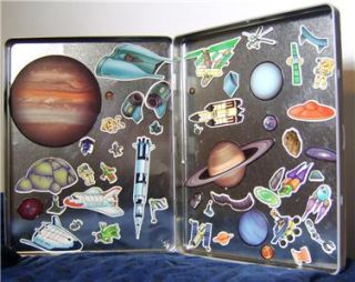  Magnetic Creations Hinged Tin Box   Create Your Own Space Adventures