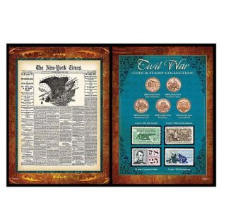 New York Times Civil War Coin & Stamp Collection —