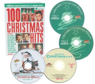 Christmas & Holiday Hits 4 CD Set 100 Songs by OriginalArtists
