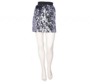 DASH by Kardashian Sequin Skirt with Elastic Waistband   A214312