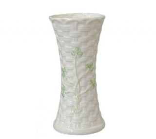Belleek Colleen 5 Handpainted Vase —