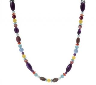 Carolyn Pollack Changing Seasons Sterling Bead Necklace 