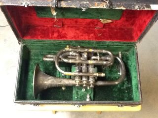 Vintage Cornet Boston Musical Instrument Co 