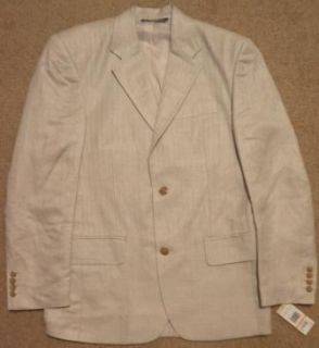 Cubavera Mens Natural Linen Sport Coat Blazer 40 Medium $145 00