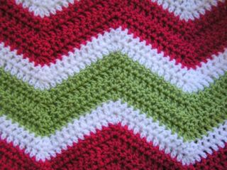 Chevron Handmade Crochet Baby Blanket Afghan Shawl Wrap Ripple