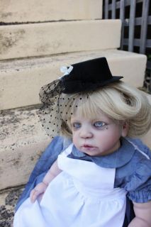Reborn Toddler Baby Girl OOAK Alice in Wonderland not Horror Gothic