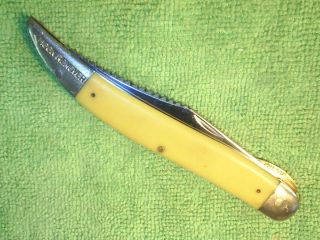 Vintage Camillus New York Big Old 5 Lockblade Toothpick Pocket Jack