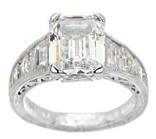 Tacori IV Diamonique Epiphany Emerald Cut Graduated Ring   J273135
