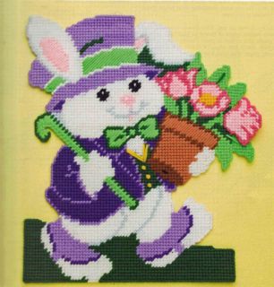 Easter Bunny Cross Wall HNG Plastic Canvas Pattern Book