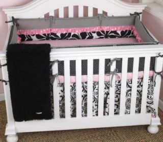 Selby by Cotton Tale Designs Girly 4 Piece Crib Bedding Set   Pink