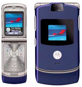  Motorola V3s RAZR Cricket Phone Blue
