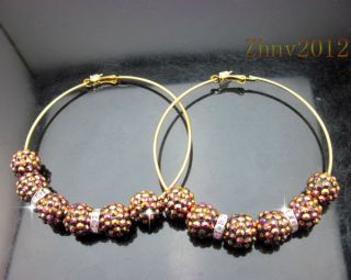 You are bidding on 1 pair of custom made hoop earrings. These are
