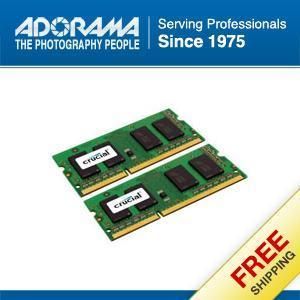 Crucial Technology 8GB Kit 204p SODIMM DDR3 PC3 8500 1066MHz