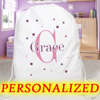 Girls Personalized Sports Bag Custom Initial Name Bags Gifts A Young