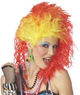 Cyndi Lauper Pop Singer Womens Halloween Costume Wig