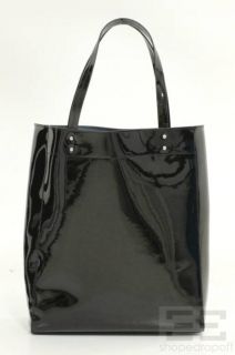 Cynthia Rowley Black Patent Leather Tote Bag New
