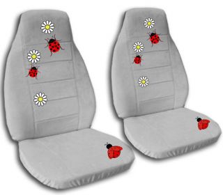 Cute Set of Ladybug Car Seat Covers Choose UR Colors