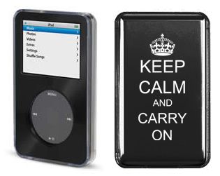 Apple iPod Classic Hard Case Cover 80GB 120GB 160GB Keep Calm and