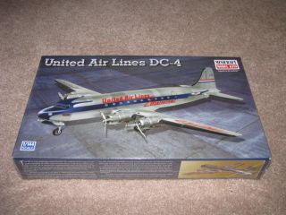 Minicraft UNITED AIR LINES DC 4 Aircraft Model Kit 1/144 NEW