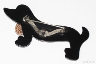 lea stein dachshund pin extremely rare vintage lea stein dachshund pin