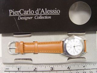 Pier Carlo D Alessio Designer Collection Mens Watch