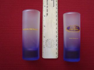  Crown Royal Iroc Series Shot Glasses frosted purple Firebird Nascar