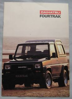  Daihatsu Fourtrak Range Brochure